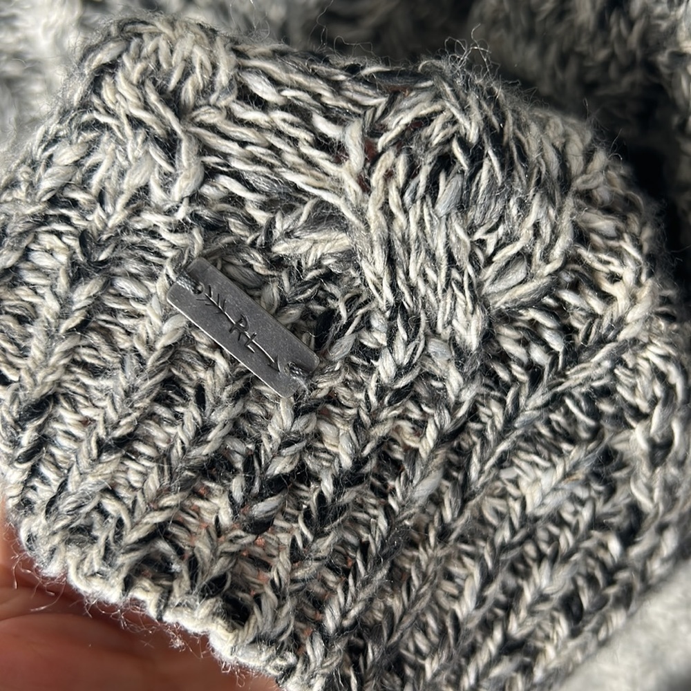 DENIM & SUPPLY RALPH LAUREN Gray and White Marled Open Knit Sweater Size XL - Picture 7 of 15